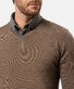 Pierre Cardin V-Neck Knit Pullover Trui Licht Bruin