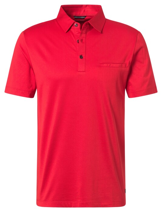 Pierre Cardin Voyage Uni Polo Comfort Stretch Hot Red