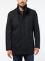 Pierre Cardin Wool Coat Dark Grey-Black
