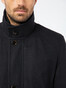 Pierre Cardin Wool Coat Dark Grey-Black