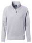Pierre Cardin Zipper Sweat Denim Academy Pullover Grey