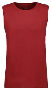 Ragman Athletic Jersey Shirt Round Neck Ondermode Dark Wine Red