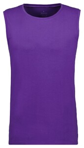 Ragman Athletic Jersey Shirt Round Neck Ondermode Lila