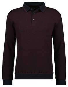 Ragman Fine Cotton Interlock Jacquard Trui Zwart