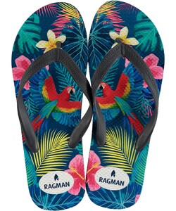 Ragman Hawaii Fantasy Slippers Multicolor