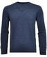 Ragman Knit Pullover Uni Round Neck Night Blue