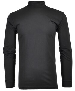 Ragman Long Sleeve Turtle T-Shirt Single Jersey Quality Black