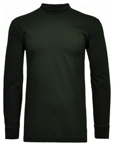Ragman Long Sleeve Turtle T-Shirt Single Jersey Quality Dark Green