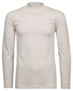 Ragman Long Sleeve Turtle T-Shirt Single Jersey Quality Ecru