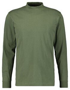 Ragman Long Sleeve Turtle T-Shirt Single Jersey Quality Olive
