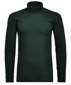 Ragman Long Sleeve Uni Col T-Shirt Single Jersey Donker Groen