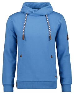 Ragman Maseltov Sweatshirt Trui Duivenblauw