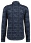 Ragman Multi Check Pattern Overshirt Donker Blauw