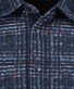 Ragman Multi Check Pattern Overshirt Donker Blauw