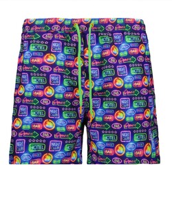 Ragman Neon Lights Fantasy Swim Short Multicolor