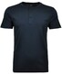 Ragman Pima Cotton Uni Button Collar Poloshirt Dark Evening Blue