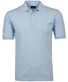 Ragman Piqué Poloshirt Uni No Logo Licht Blauw