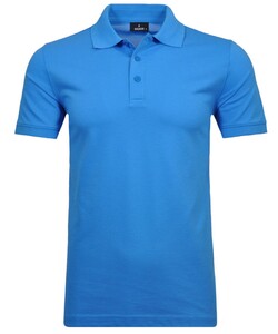 Ragman Pique Poloshirt Uni No Logo Poloshirt Bluegrey
