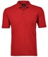 Ragman Piqué Poloshirt Uni No Logo Rood
