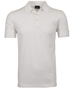 Ragman Pique Poloshirt Uni No Logo White