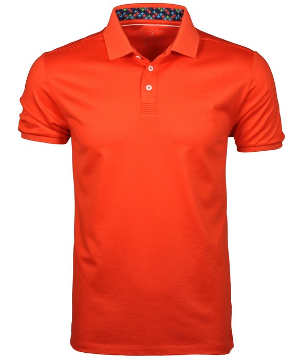 Ragman Pique Uni Keep Dry Finish Poloshirt Bright Red