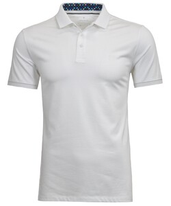 Ragman Pique Uni Keep Dry Finish Poloshirt White