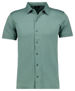 Ragman Polohemd Short Sleeve Pima Cotton Overhemd Groen
