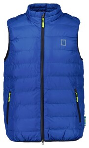 Ragman Quilted Vest Stand Up Zip Collar Body-Warmer Ink Blue