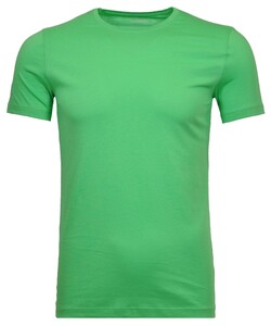 Ragman Round Neck Uni Bodyfit T-Shirt Green