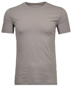 Ragman Round Neck Uni Bodyfit T-Shirt Grey
