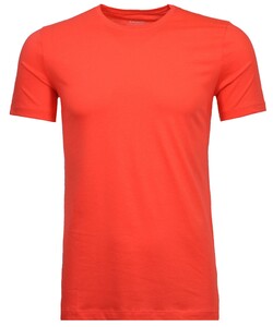 Ragman Round Neck Uni Bodyfit T-Shirt Light Magenta