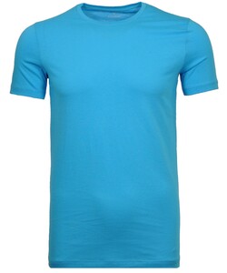 Ragman Round Neck Uni Bodyfit T-Shirt Smoke Blue