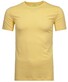 Ragman Round Neck Uni Bodyfit T-Shirt Yellow
