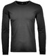Ragman Round Neck Uni Jersey Longsleeve Luxury Pima Cotton T-Shirt Black