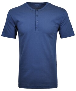 Ragman Serafino Round Neck Uni Pima Cotton T-Shirt Night Blue