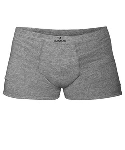 Ragman Short 2Pack Underwear Grey Melange