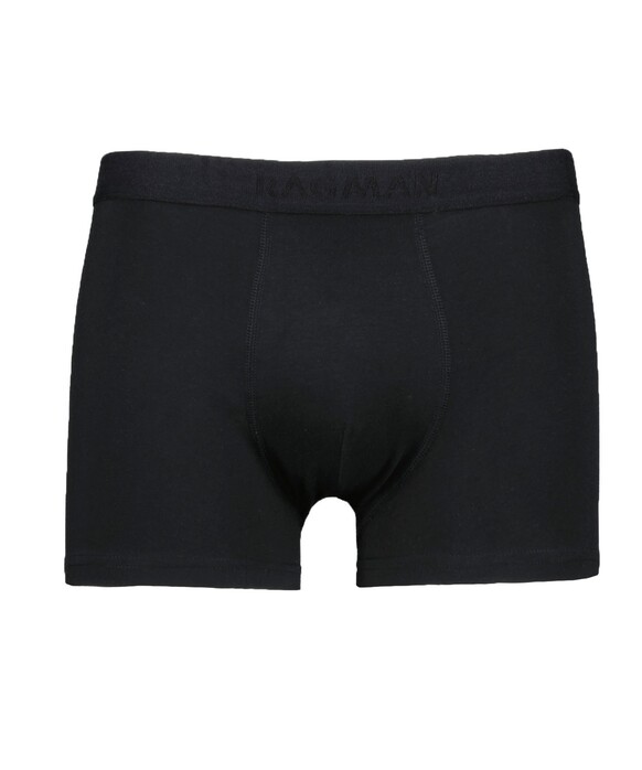 Ragman Shorts 2Pack Fine Jersey Ondermode Zwart