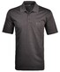 Ragman Softknit Fine Stripe Easy Care Poloshirt Dark Slate