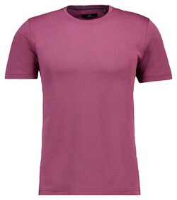 Ragman Softknit Round Neck T-Shirt Berry