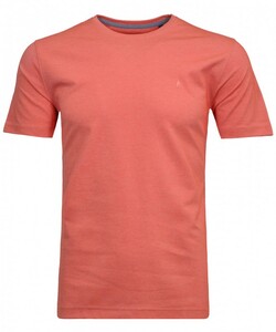 Ragman Softknit Round Neck T-Shirt Bright Red