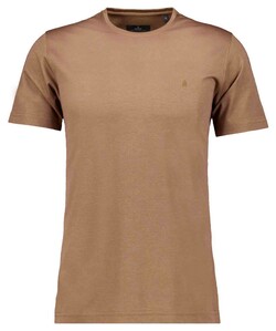 Ragman Softknit Round Neck T-Shirt Chestnut