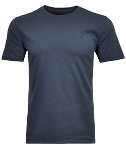 Ragman Softknit Round Neck T-Shirt Dark Azure