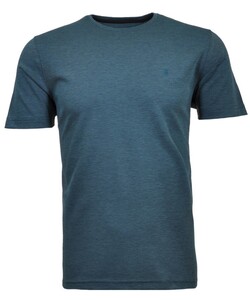 Ragman Softknit Round Neck T-Shirt Dark Bluegreen