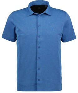 Ragman Softknit Short Sleeve Easy Care Overhemd Aqua