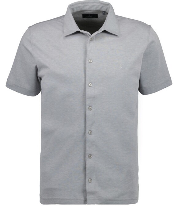 Ragman Softknit Short Sleeve Easy Care Overhemd Silver