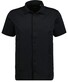 Ragman Softknit Short Sleeve Easy Care Overhemd Zwart