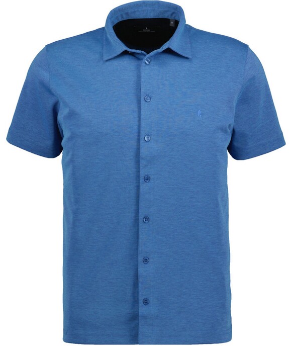Ragman Softknit Short Sleeve Easy Care Shirt Aqua