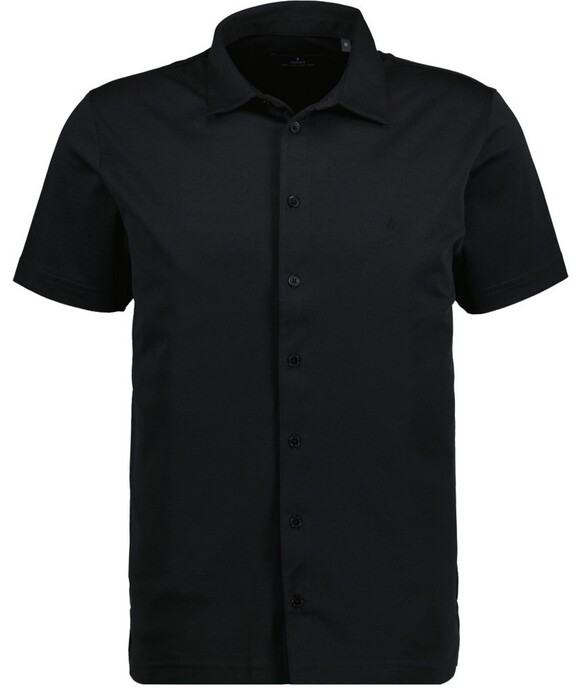 Ragman Softknit Short Sleeve Easy Care Shirt Black