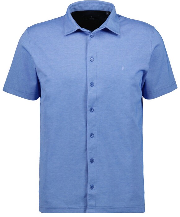 Ragman Softknit Short Sleeve Easy Care Shirt Blue