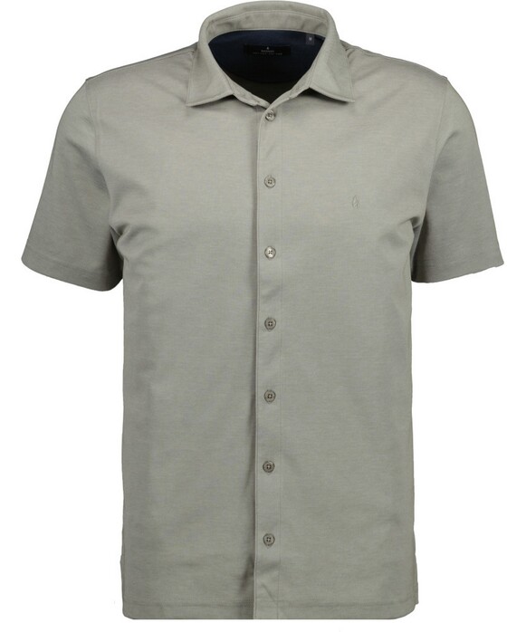 Ragman Softknit Short Sleeve Easy Care Shirt Greybeige